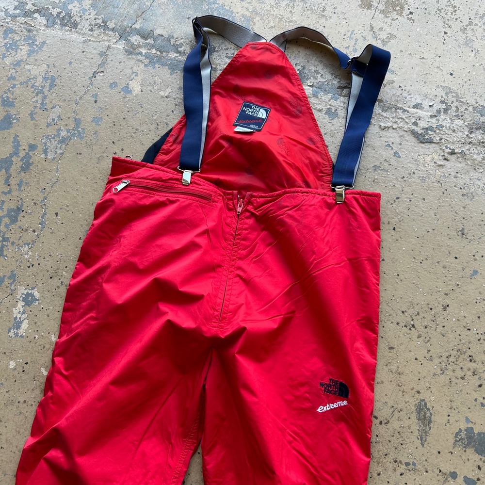 Vintage North Face Extreme Gore-Tex Ski Bibs Mens XL Red Made in USA Overalls